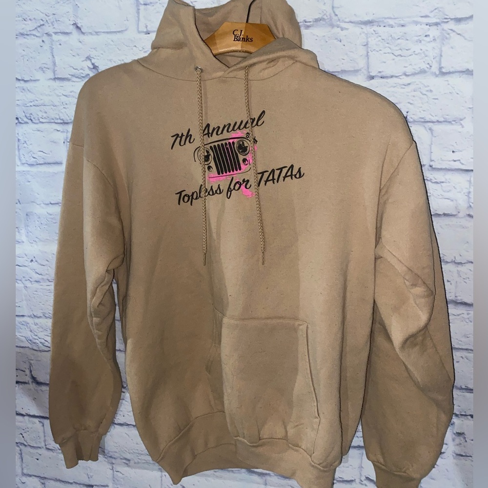 Jeep - Topless for TaTas Brest Cancer Awareness Hoodie